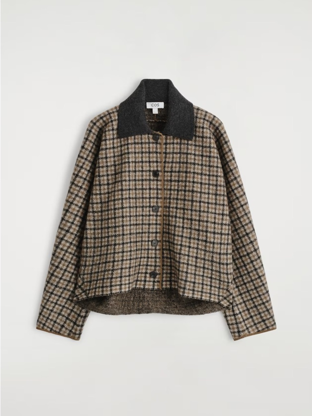 NWOT COS Sculpted Merino Wool Short Jacket